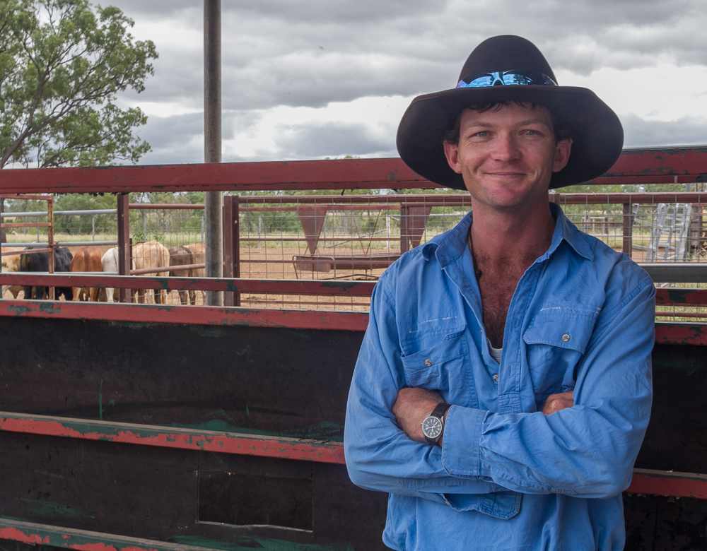 Martin, the head grazier and manager at Fletcherview Research Station